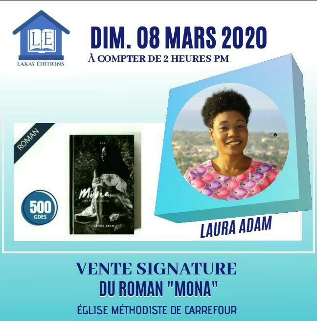 8 mars 2020, Laura Adam en signature