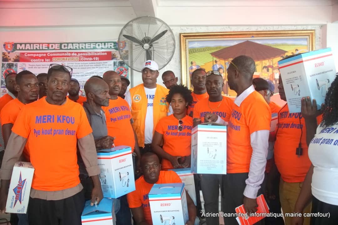 Covid-19 :  La mairie de Carrefour s