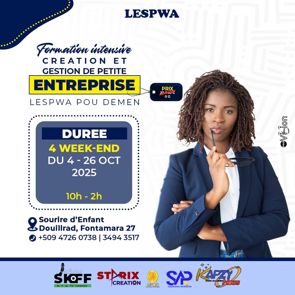 LESPWA POU DEMEN : un appel aux jeunes aspirants entrepreneurs de Fontamara