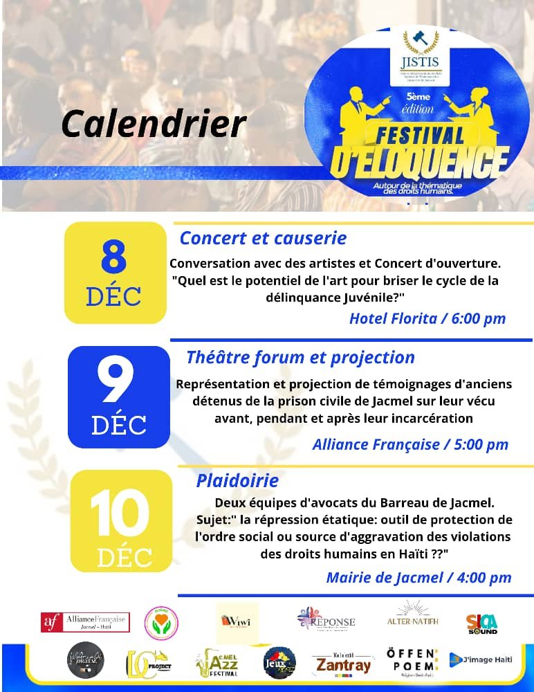 JISTIS lance la cinquième édition du Festival des Droits Humains de Jacmel